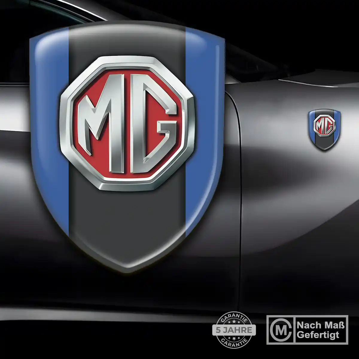 MG Aufkleber 3D Gel Silikon Auto Limitierte Auflage