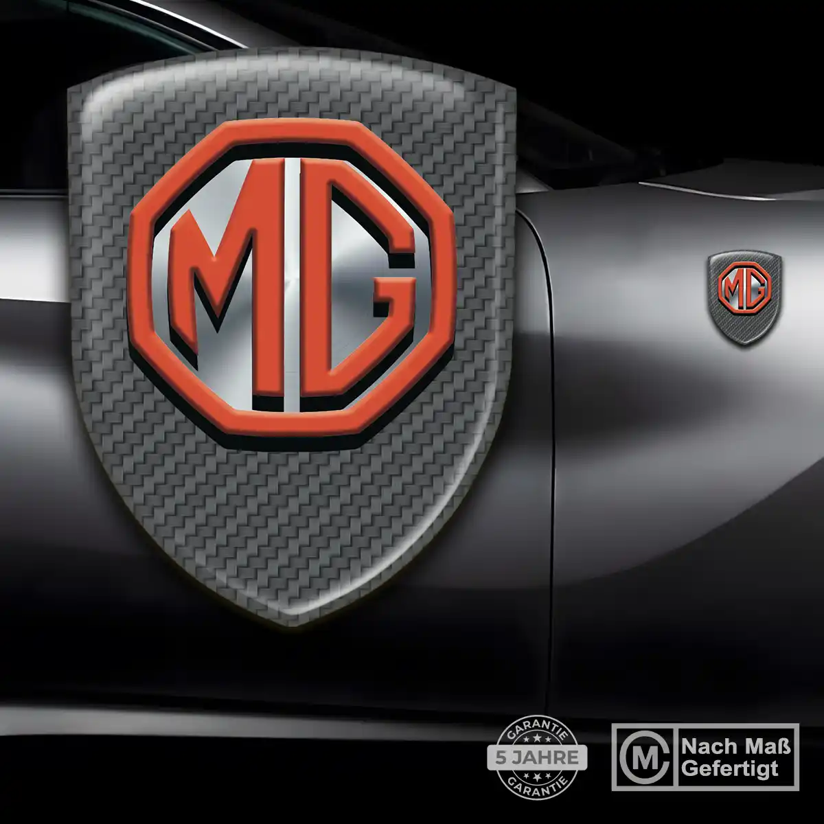 MG Aufkleber 3D Gel Silikon Auto Markenedition