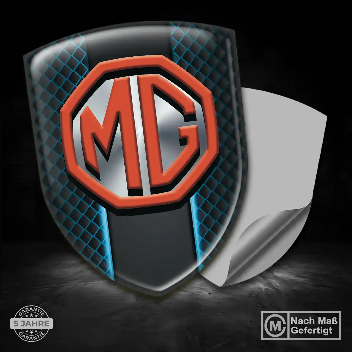 MG Aufkleber 3D Gel Silikon Auto Stilvolles Design