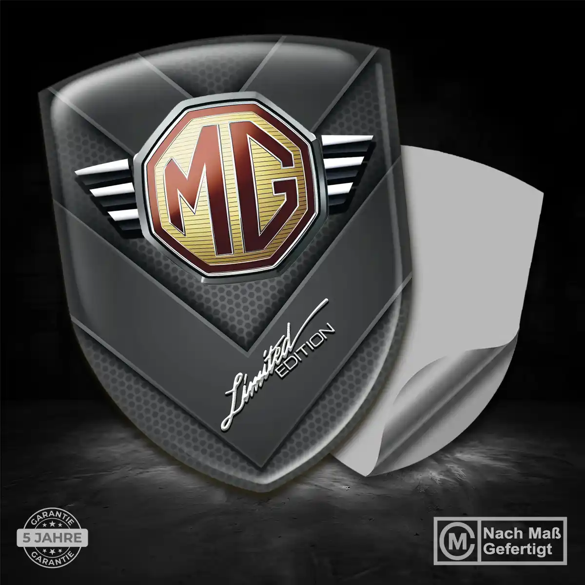 MG Aufkleber 3D Gel Silikon Edles Design
