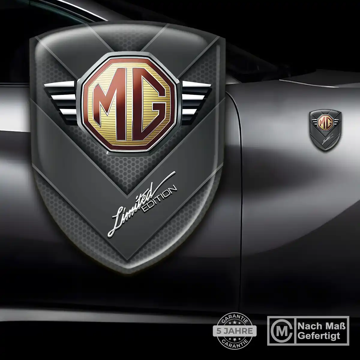 MG Aufkleber 3D Gel Silikon Edles Design