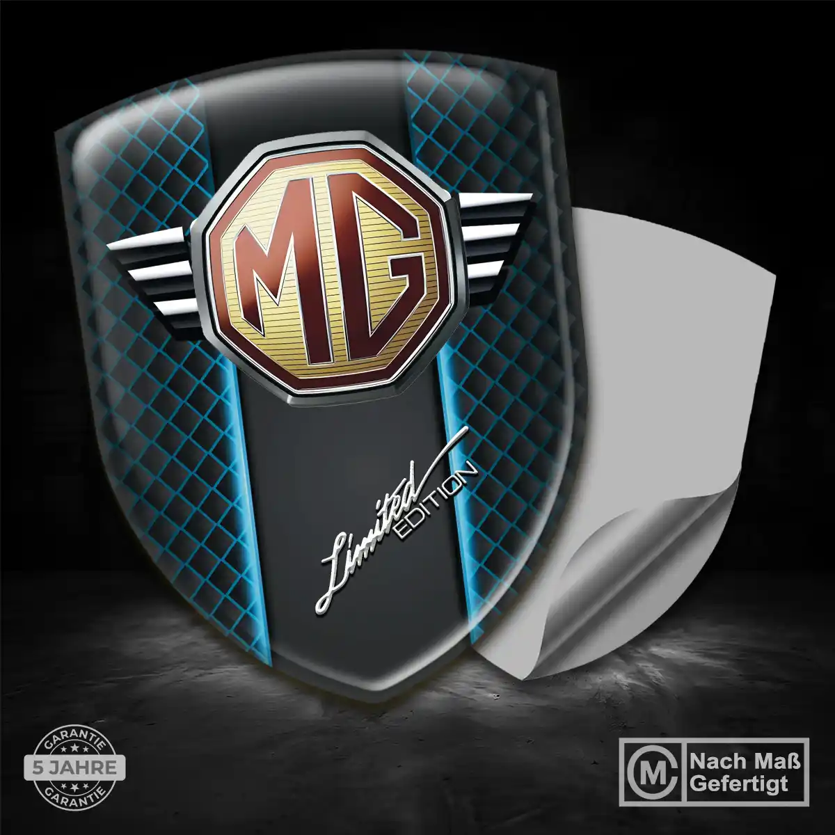 MG Aufkleber 3D Gel Silikon Exterieurdesign
