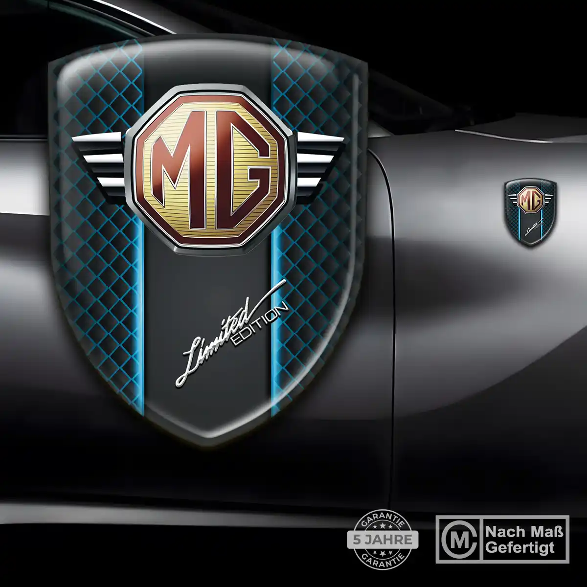 MG Aufkleber 3D Gel Silikon Exterieurdesign