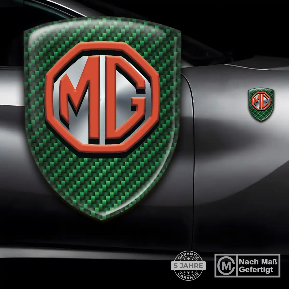 MG Aufkleber 3D Gel Silikon Markenedition