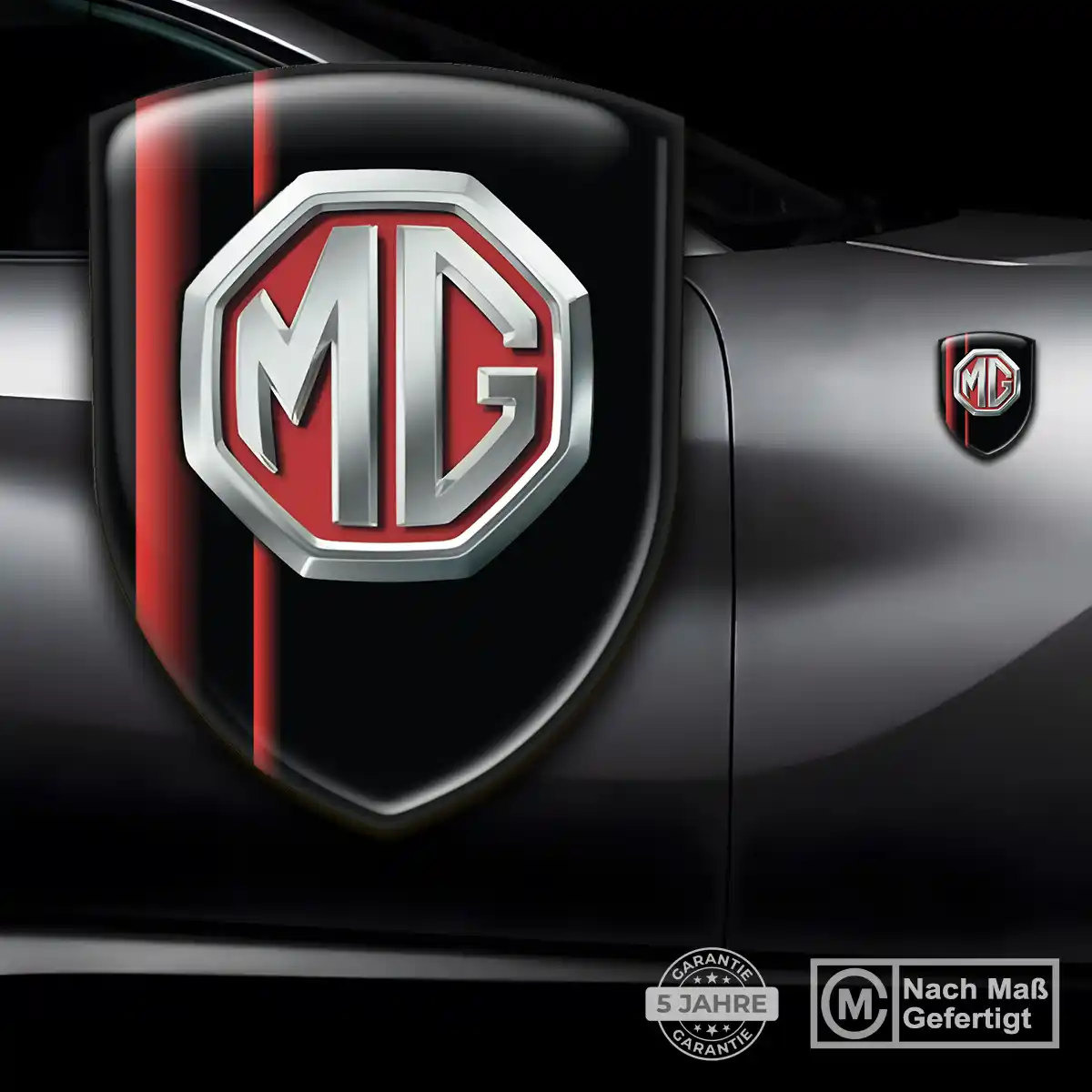 MG Aufkleber 3D Gel Silikon Tuningfahrzeug