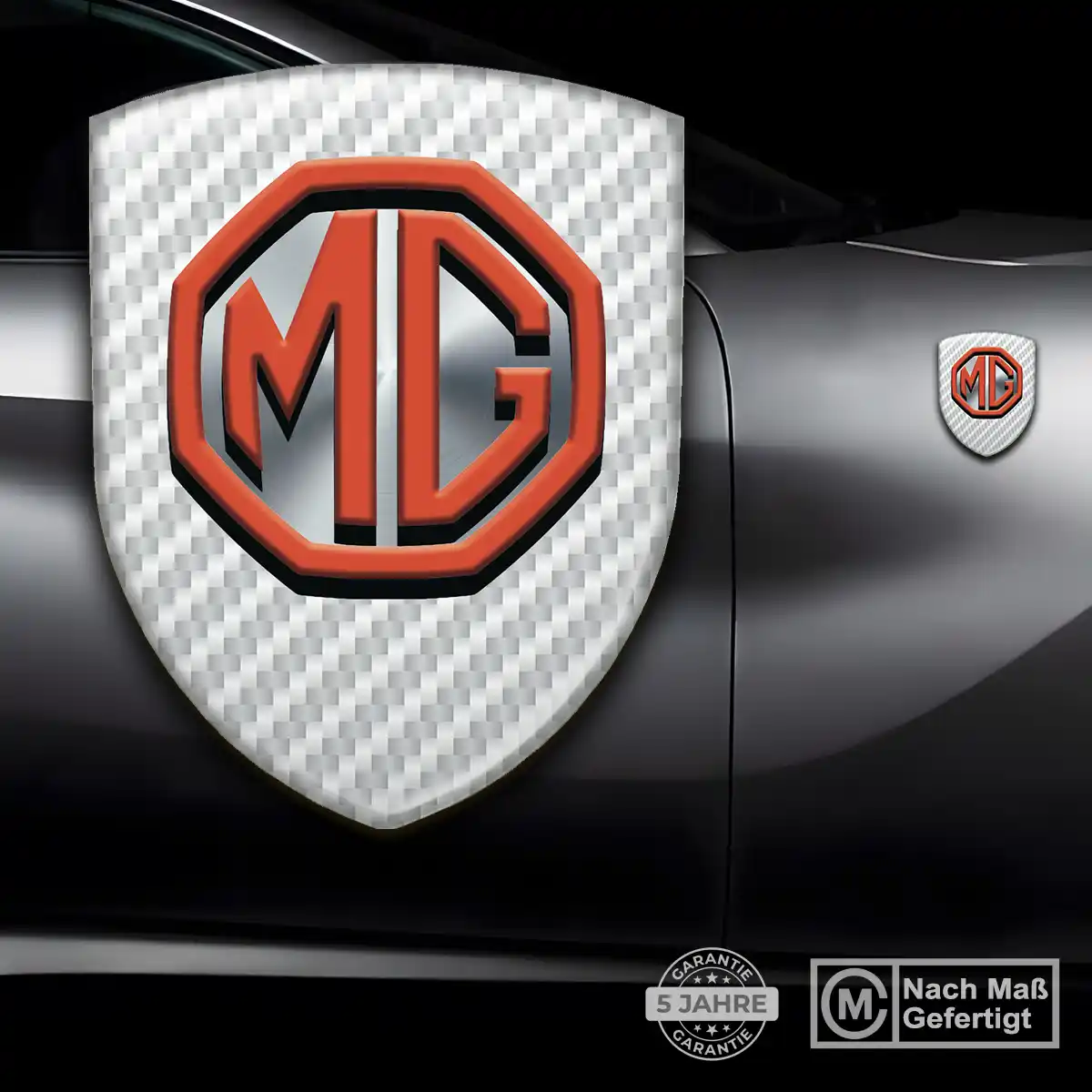 MG Aufkleber 3D Gel Wappen Auto Exterieurdesign