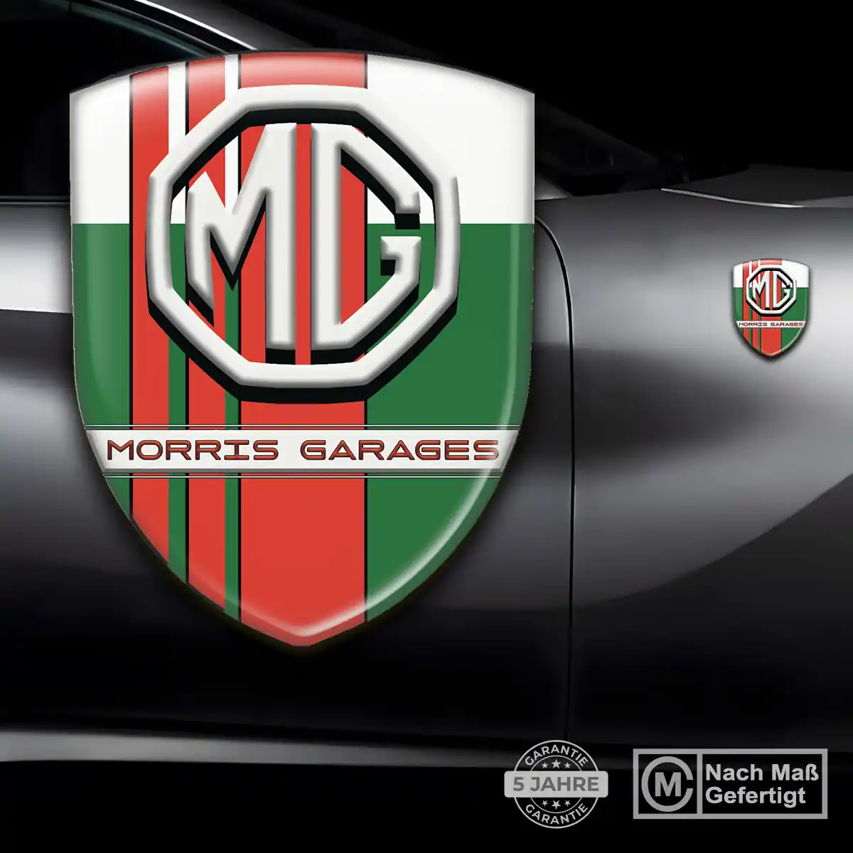MG Aufkleber 3D Gel Wappen Auto Hochwertiges Harz