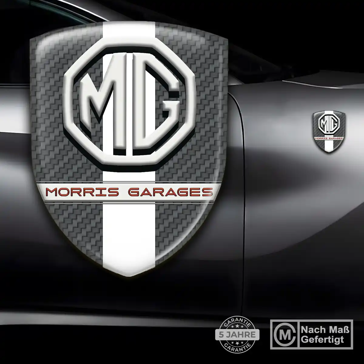 MG Aufkleber 3D Gel Wappen Auto Interieurdesign