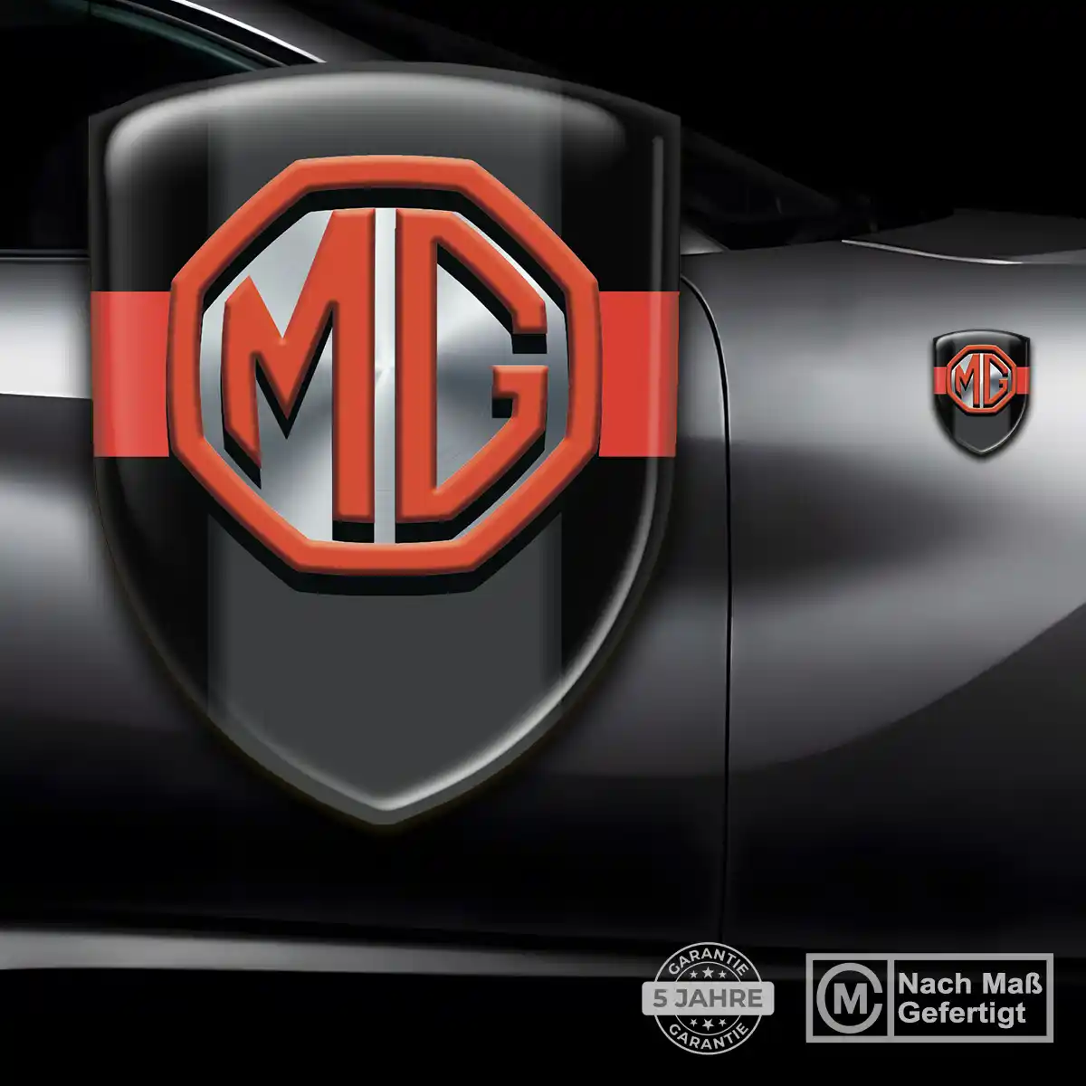 MG Aufkleber 3D Gel Wappen Auto Luxus-Edition