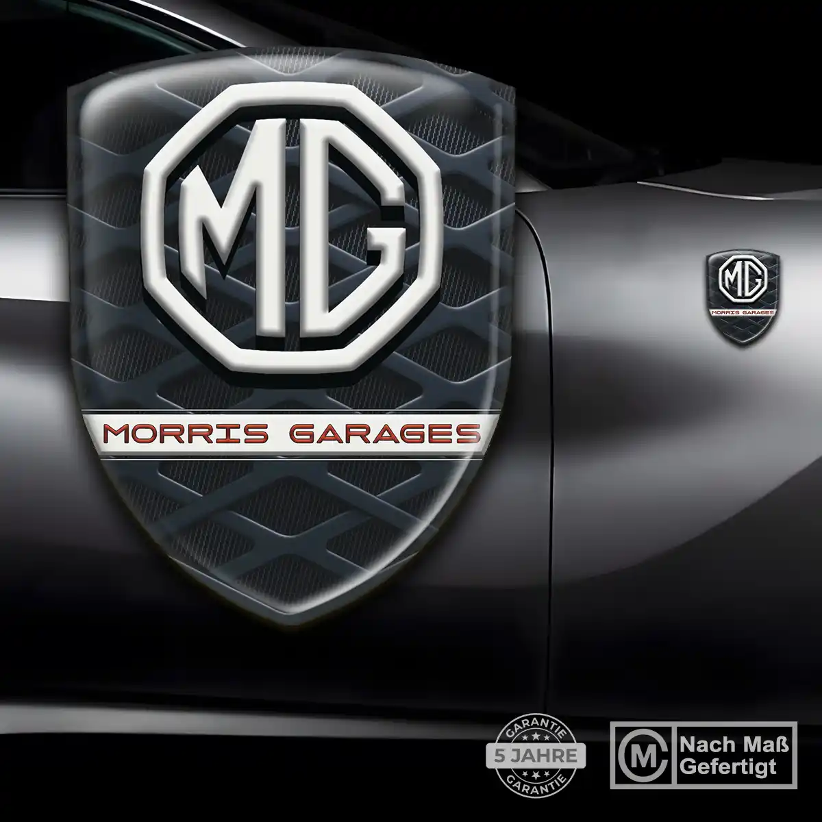MG Aufkleber 3D Gel Wappen Hochwertiges Harz