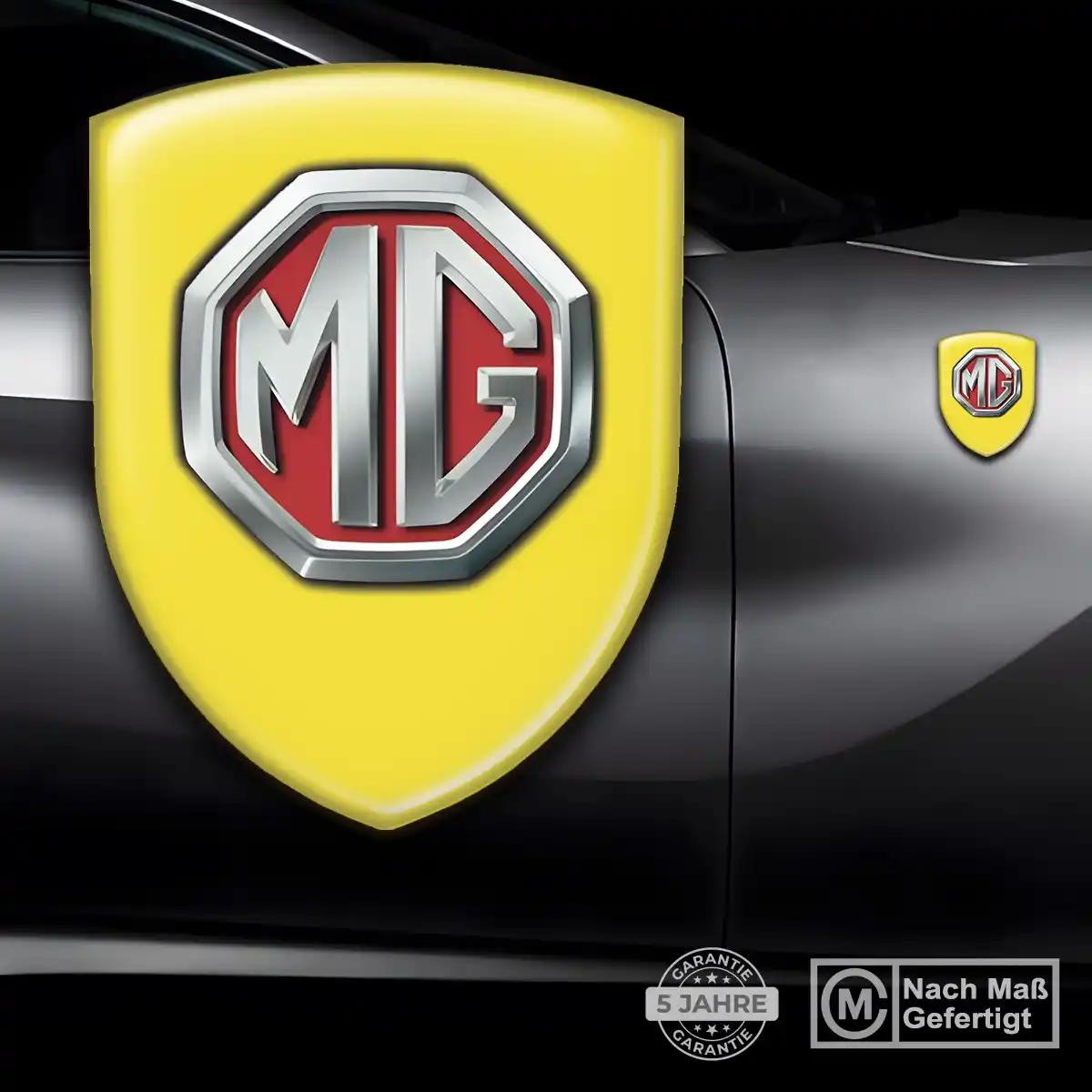 MG Aufkleber 3D Gel Wappen Hohe Qualität