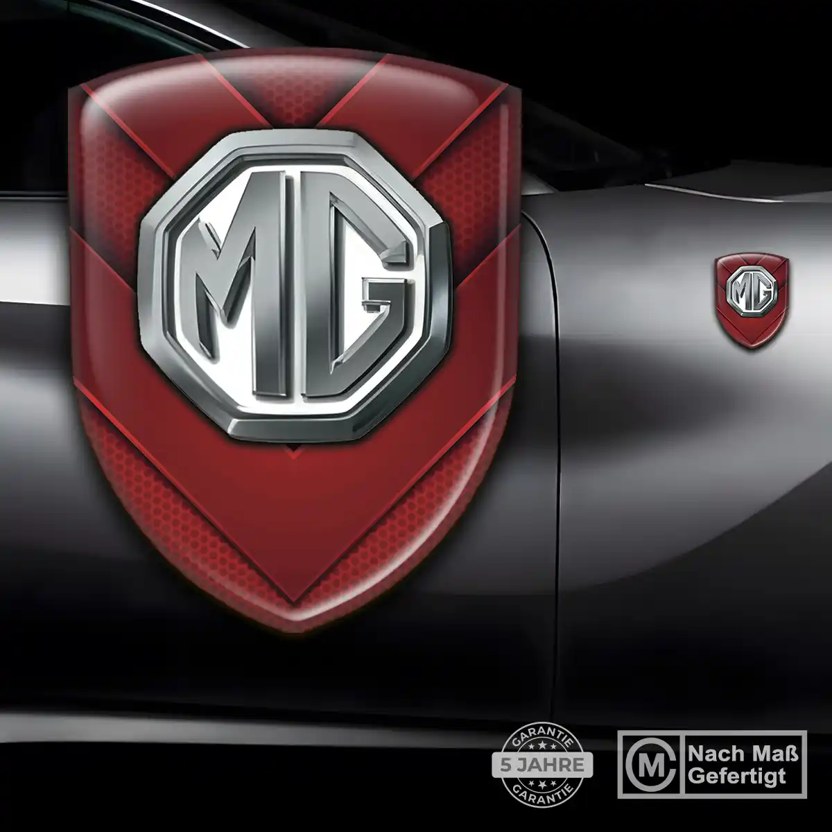 MG Aufkleber 3D Gel Wappen Limitierte Auflage