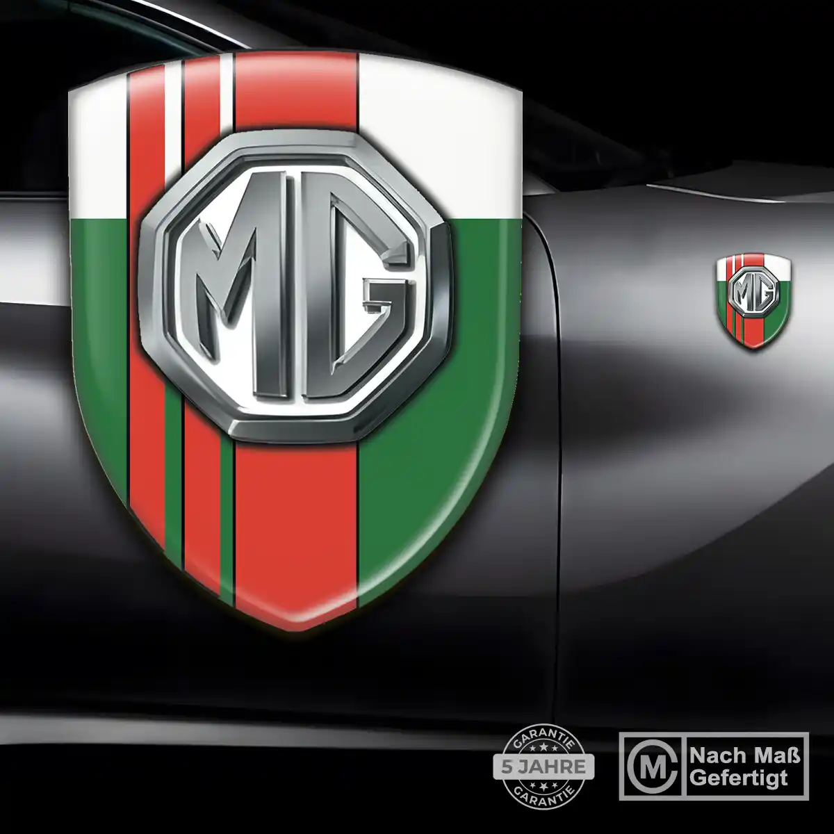 MG Aufkleber 3D Gel Wappen Luxus-Edition