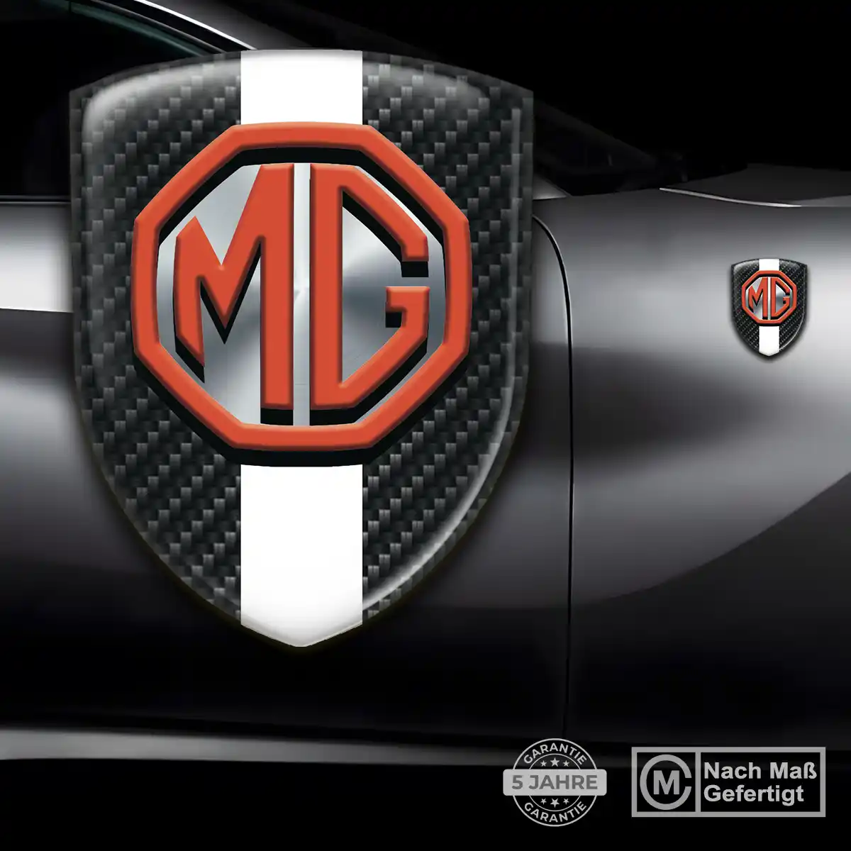 MG Aufkleber Ausdrucksstarkes Design