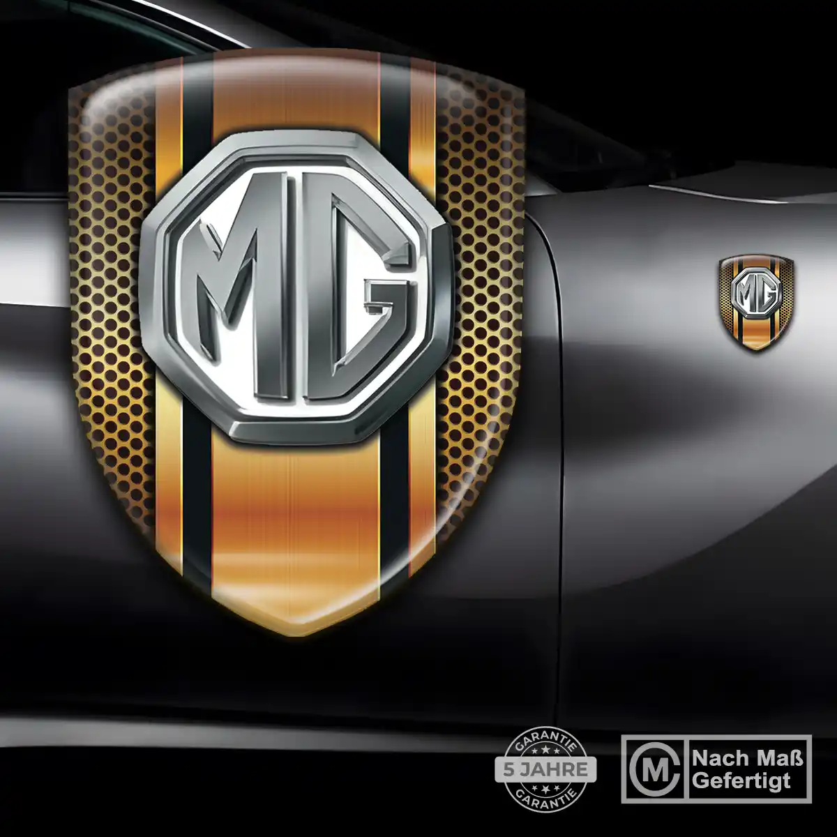 MG Aufkleber Auto Hochwertiges Harz