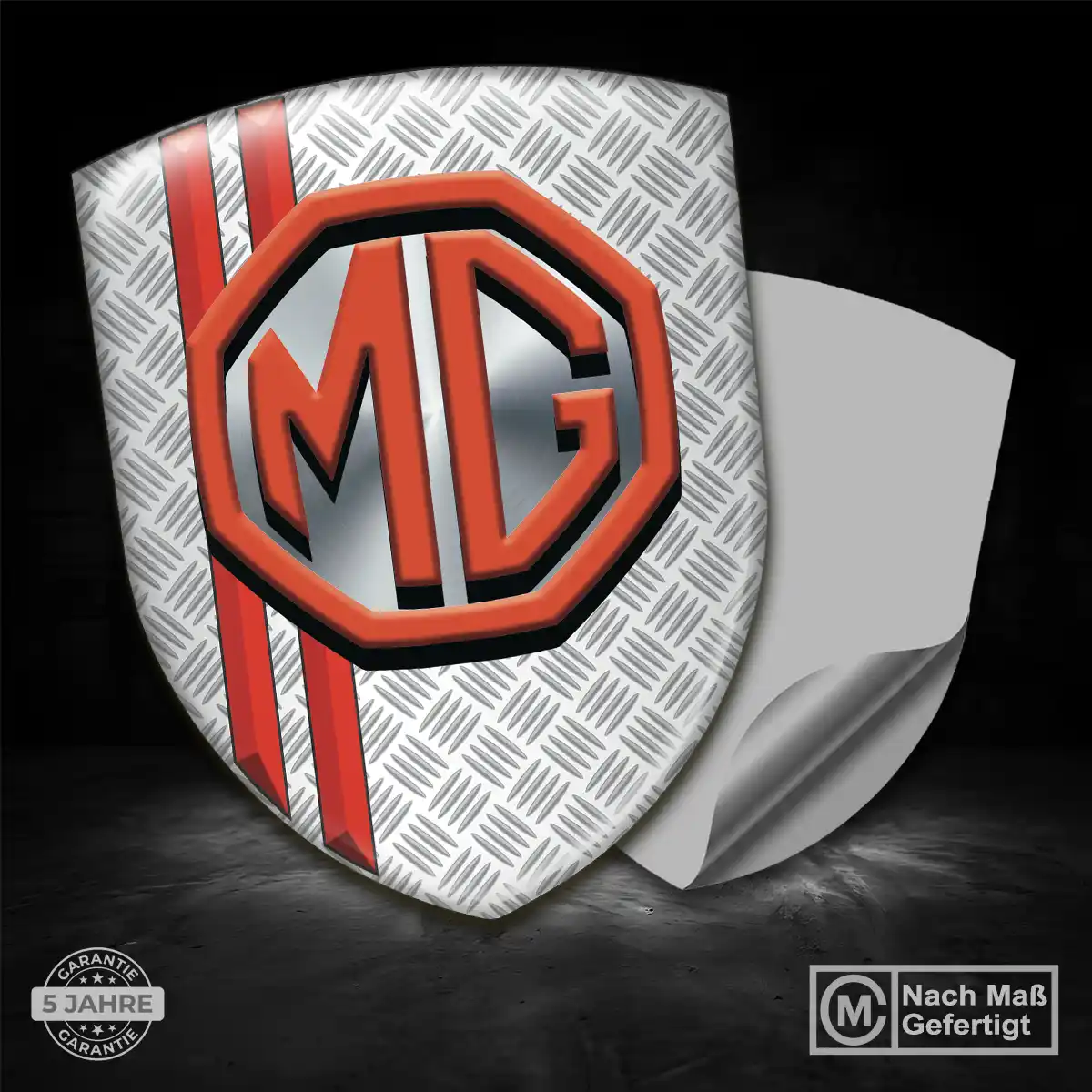 MG Aufkleber Auto Markenedition