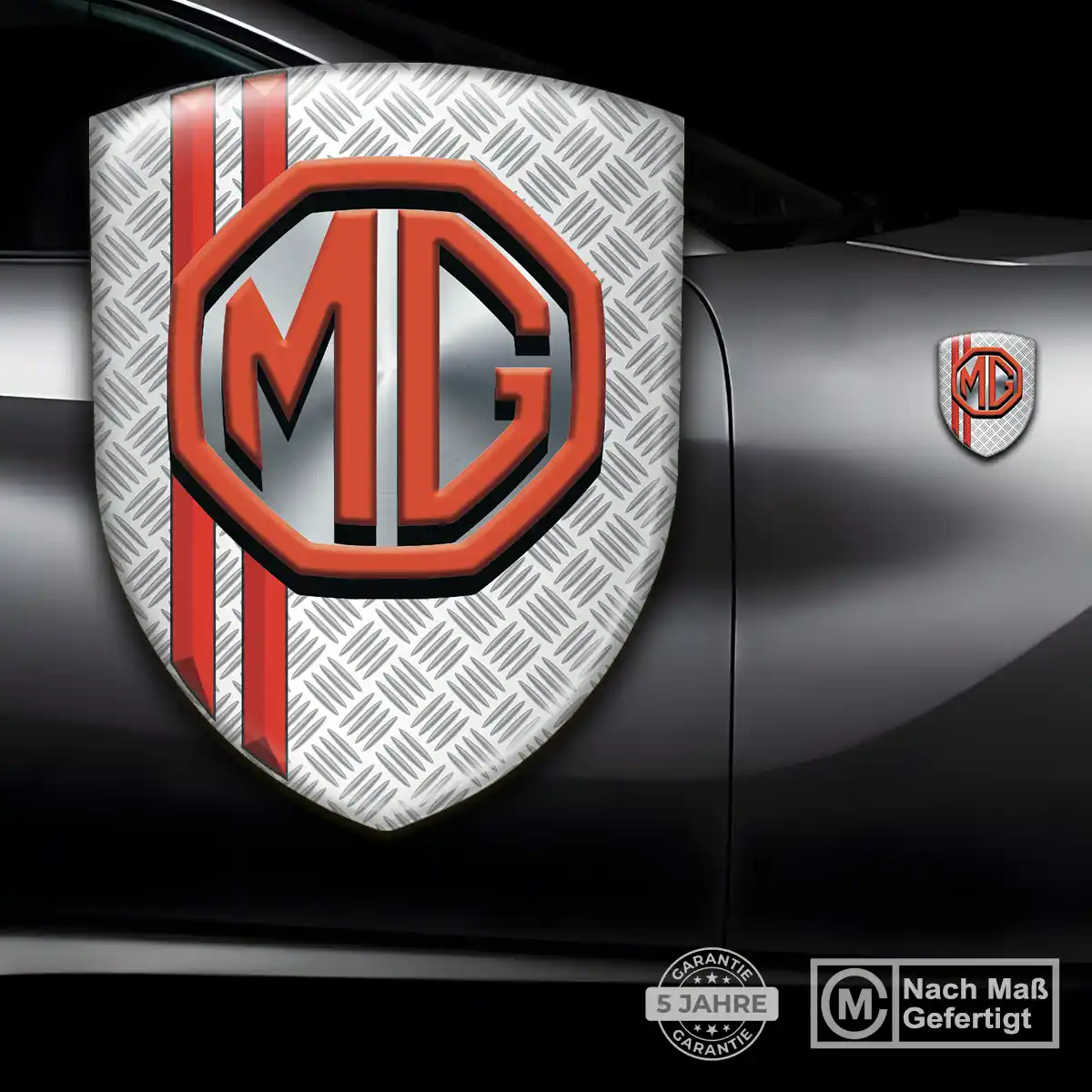 MG Aufkleber Auto Markenedition