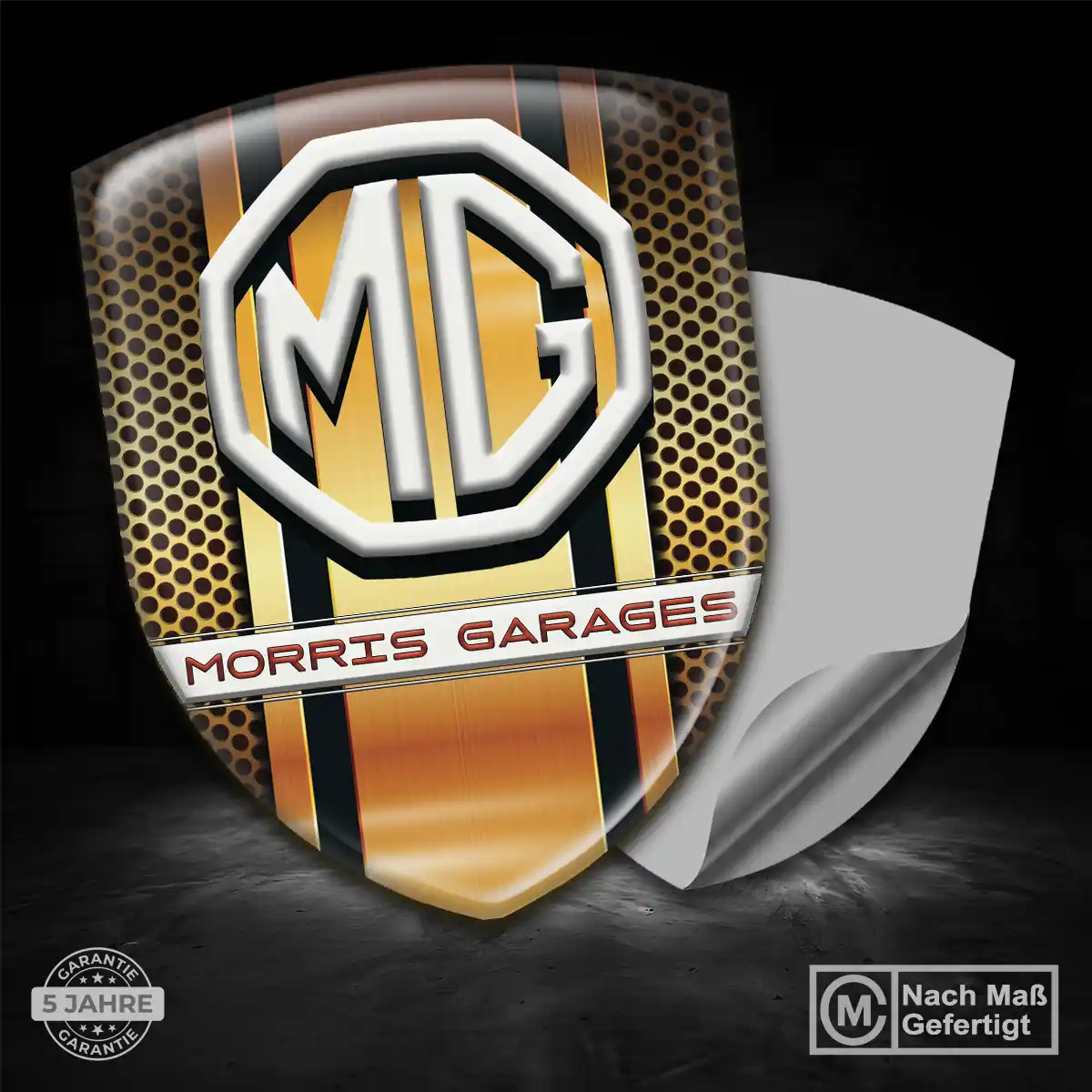 MG Aufkleber Edles Design