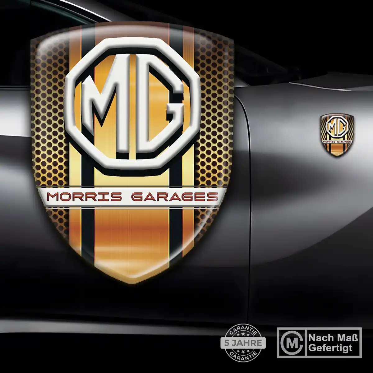 MG Aufkleber Edles Design