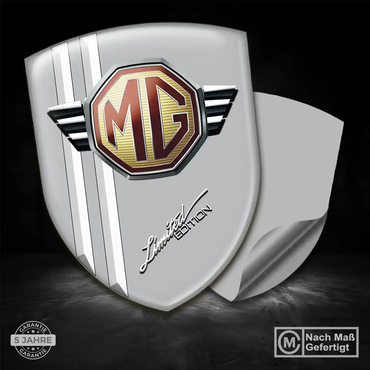 MG Aufkleber Elegantes Design