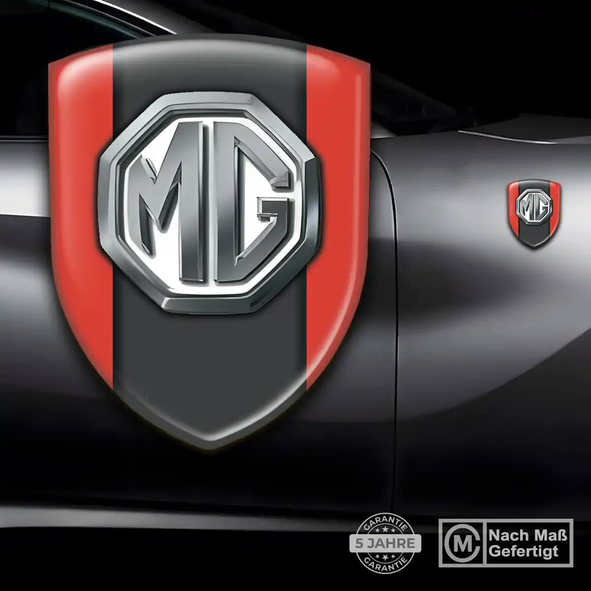 MG Aufkleber Emblem Anspruchsvolles Design