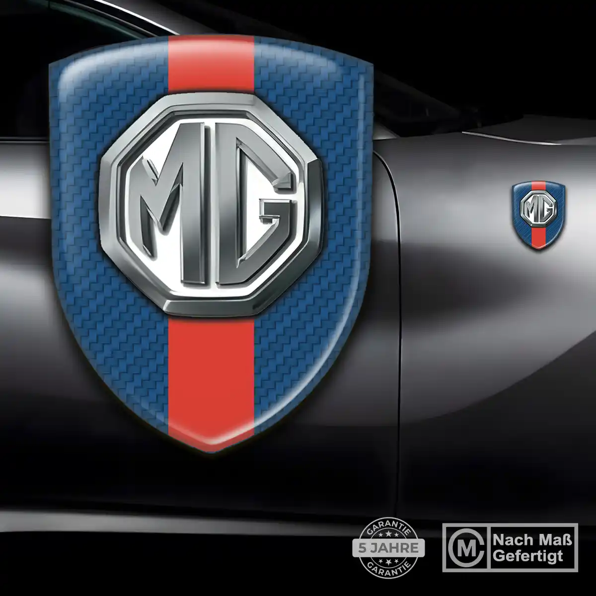 MG Aufkleber Emblem Ausdrucksstarkes Design