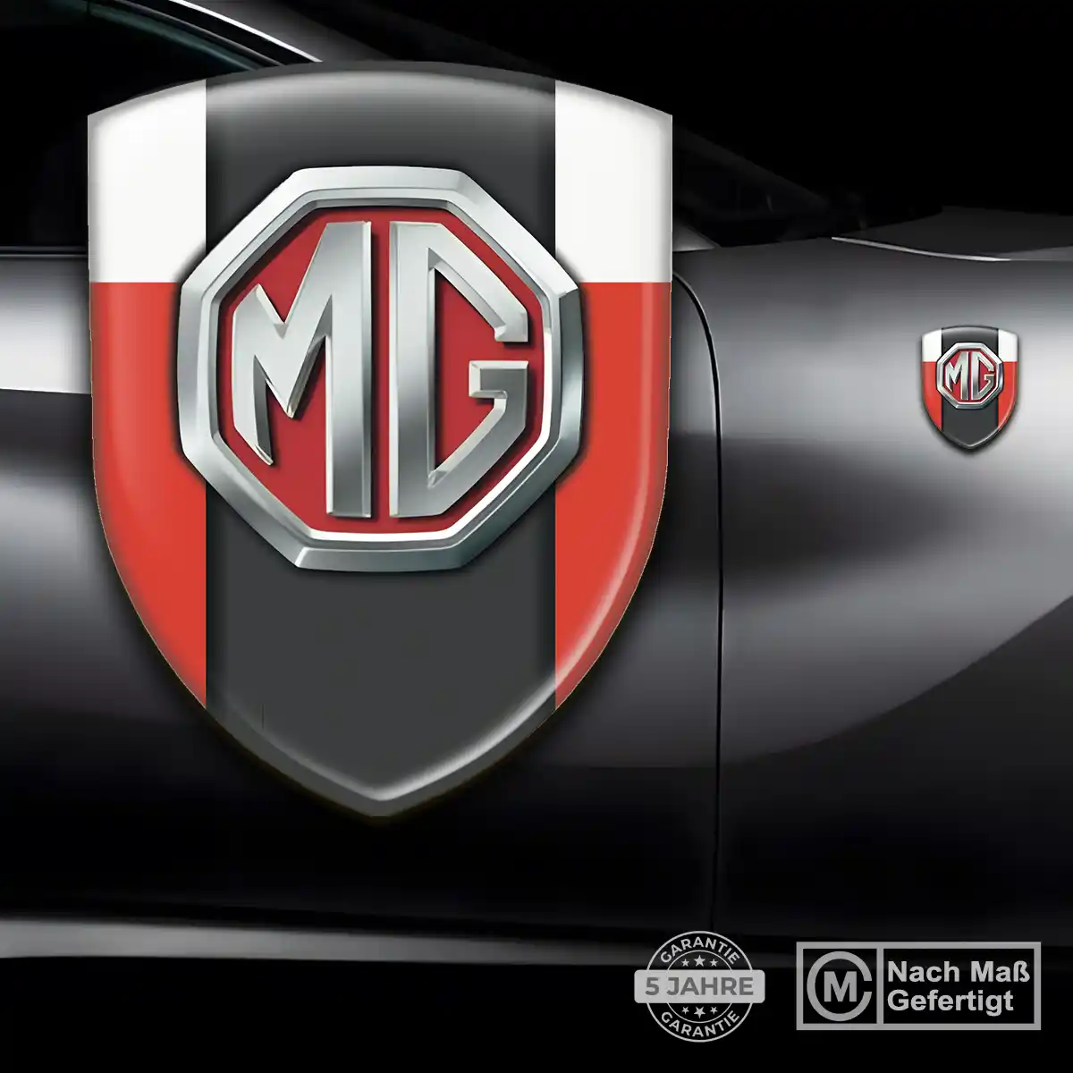 MG Aufkleber Emblem Auto Edles Design