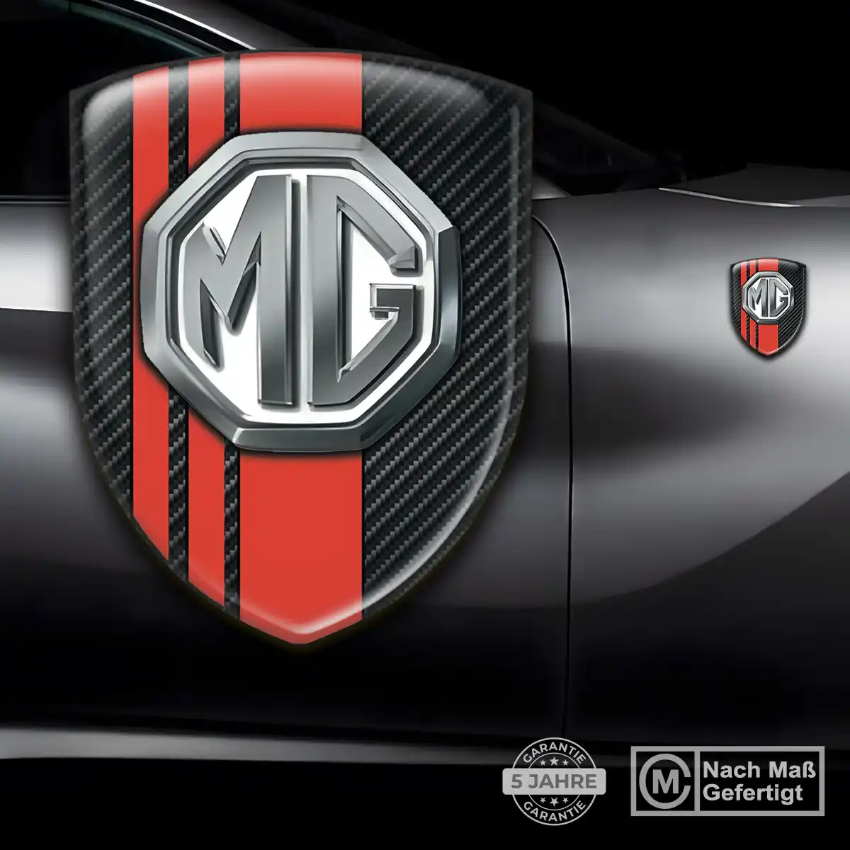 MG Aufkleber Emblem Auto Exterieurdesign