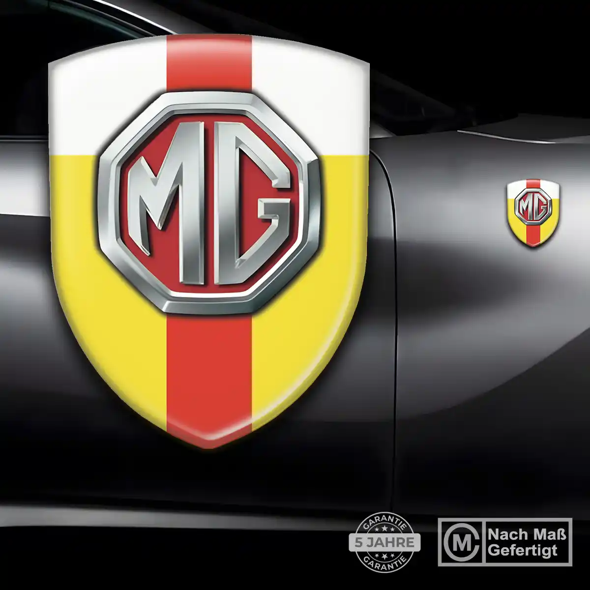 MG Aufkleber Emblem Auto Interieurdesign