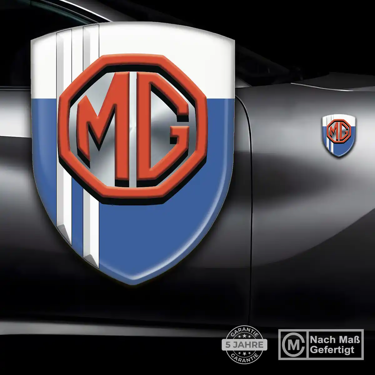 MG Aufkleber Emblem Auto Markenedition