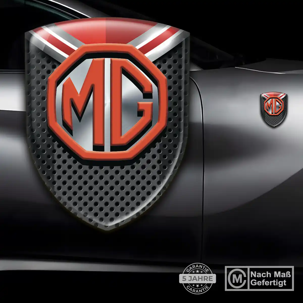 MG Aufkleber Emblem Auto Modernes Design