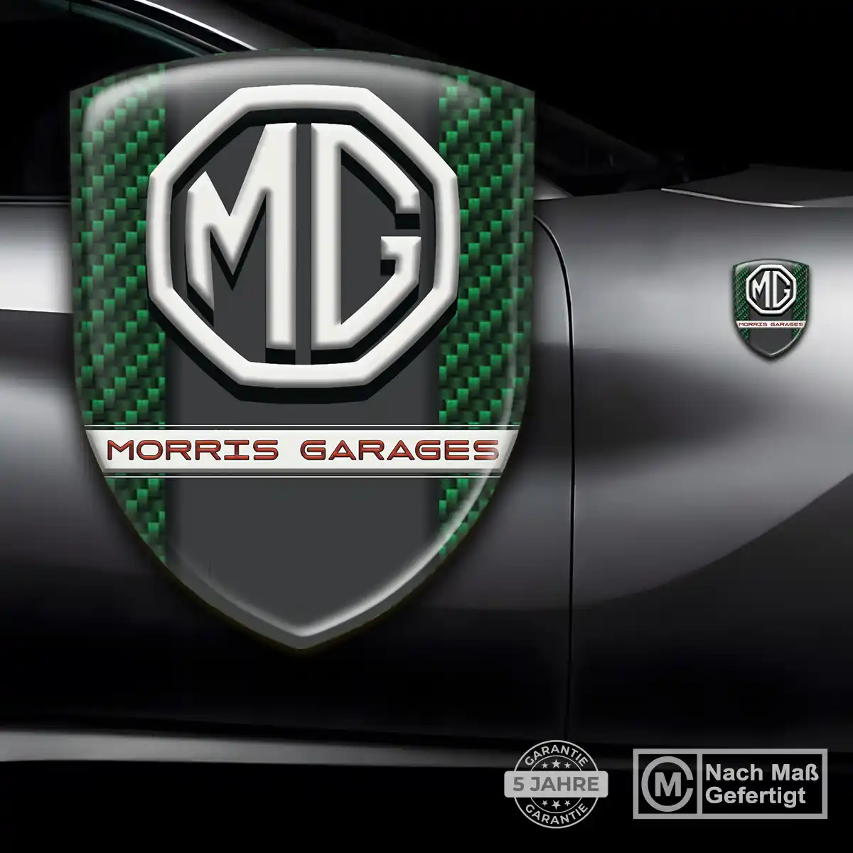 MG Aufkleber Emblem Auto Premium-Edition