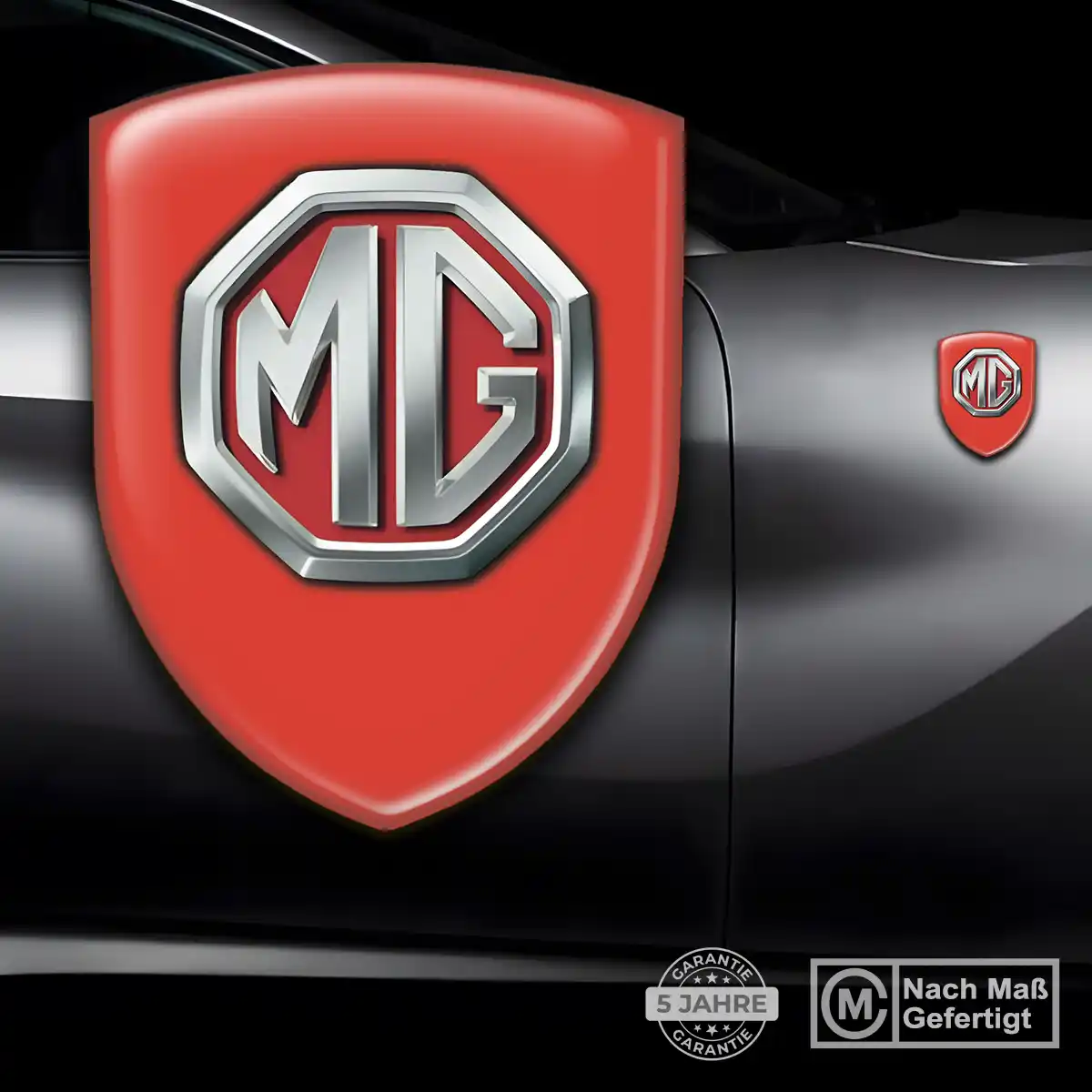 MG Aufkleber Emblem Edles Design