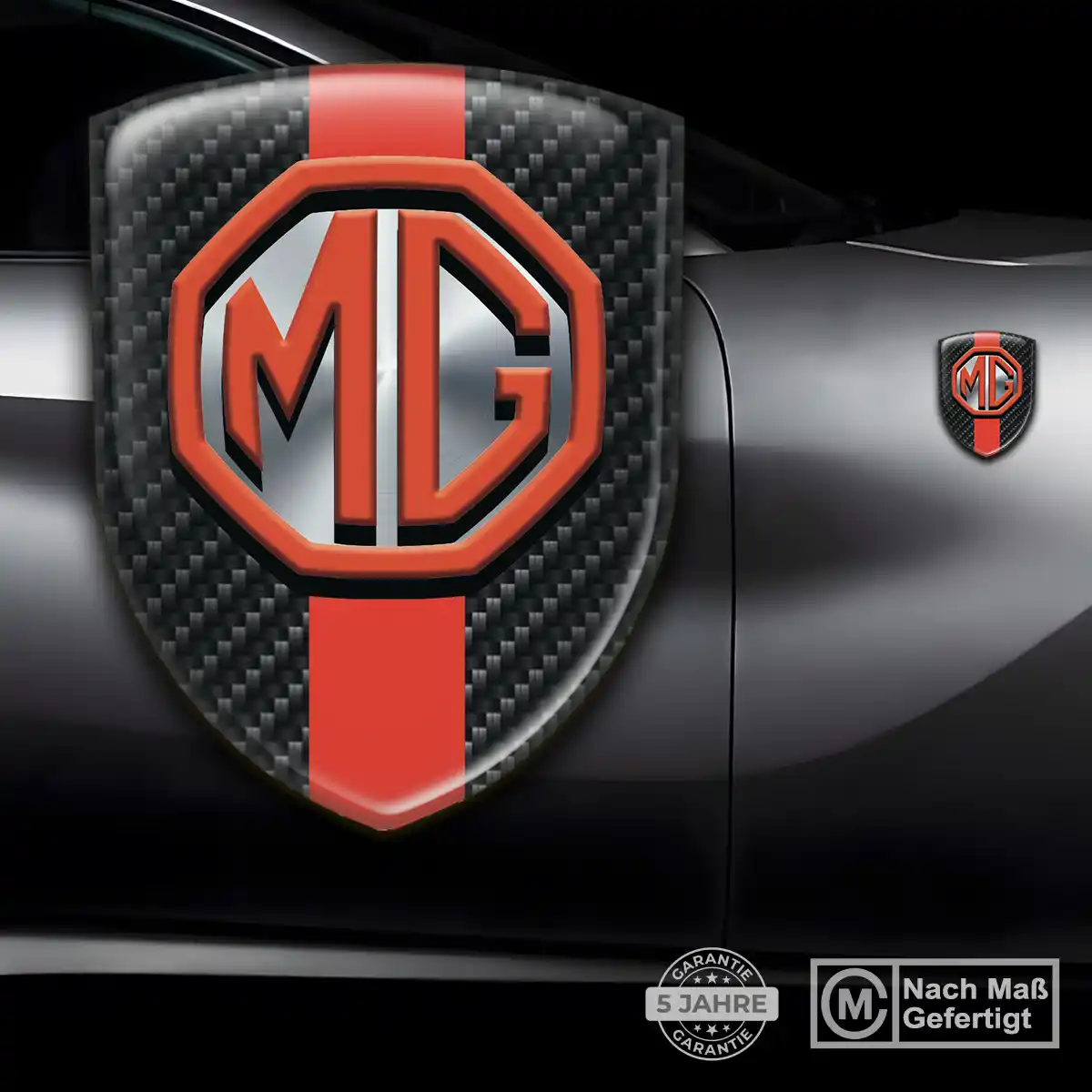 MG Aufkleber Emblem Elegantes Design