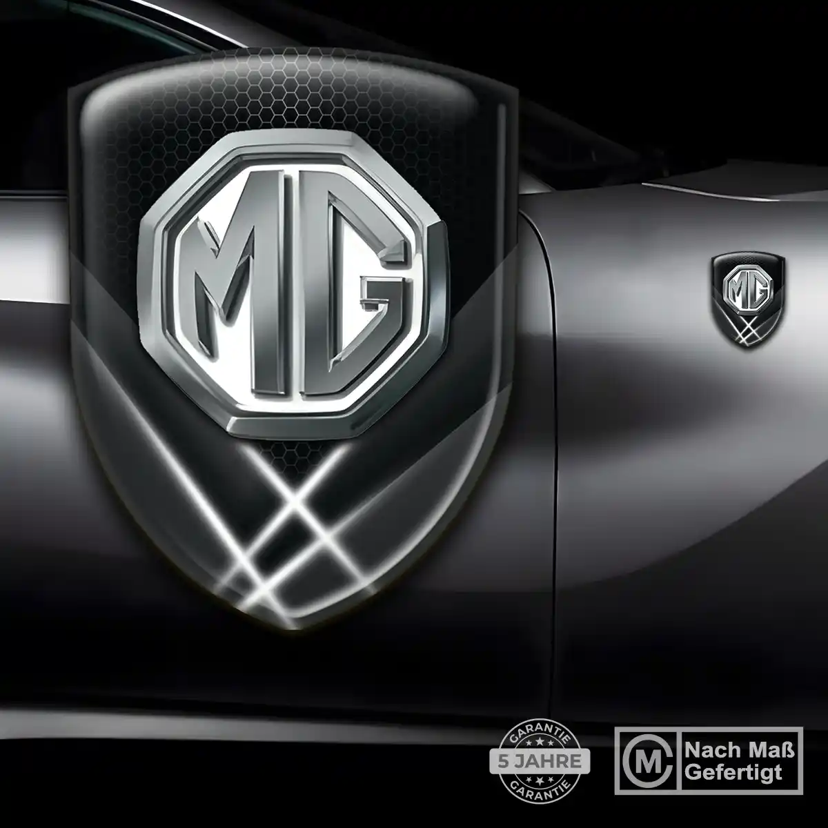 MG Aufkleber Emblem Exterieurdesign