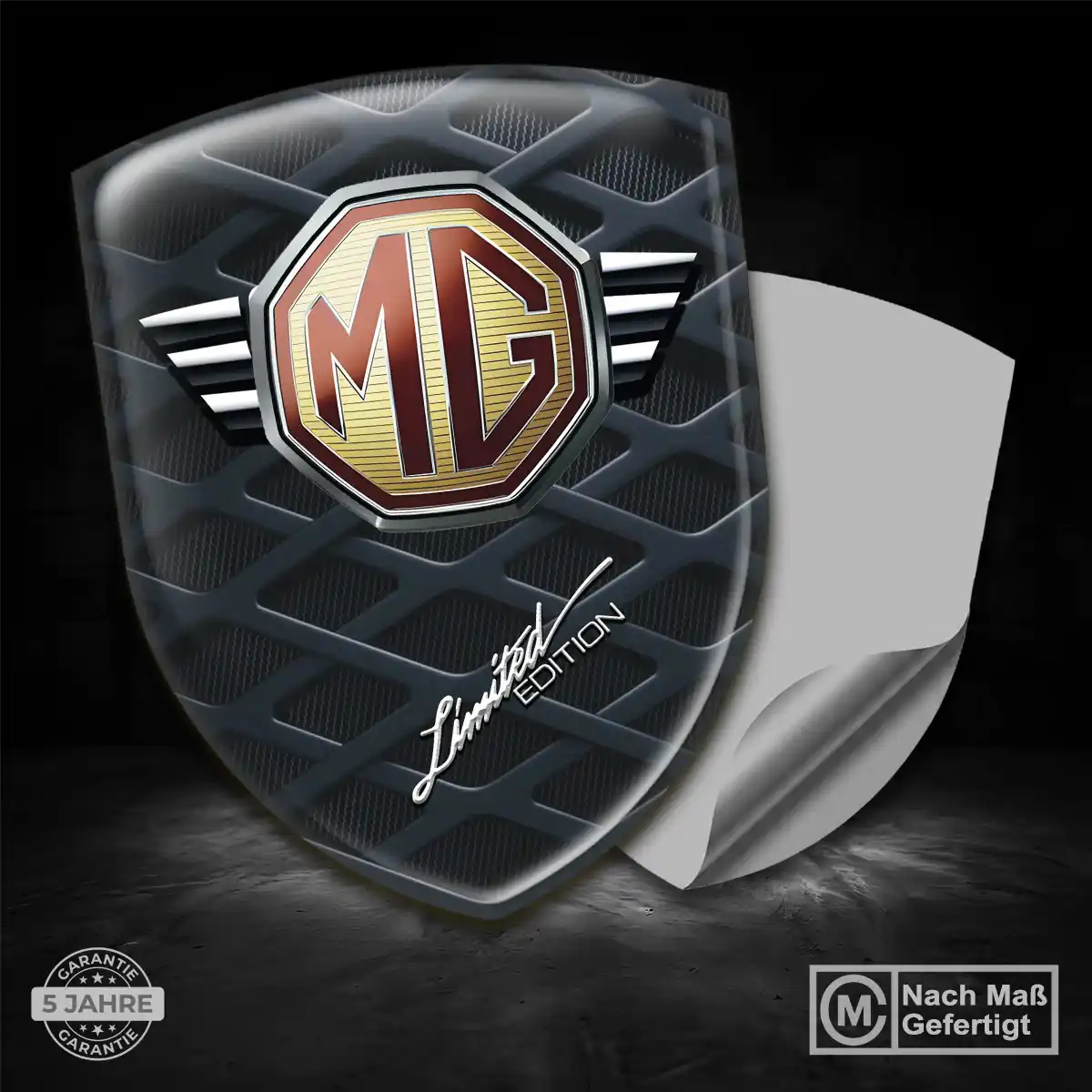 MG Aufkleber Emblem Markenedition