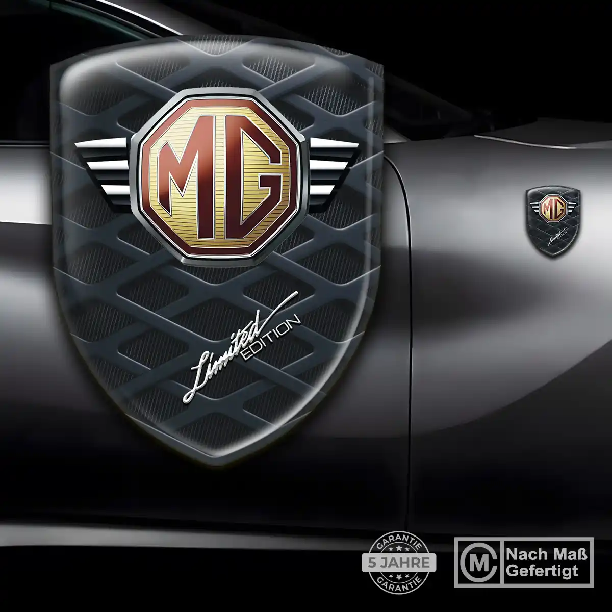 MG Aufkleber Emblem Markenedition