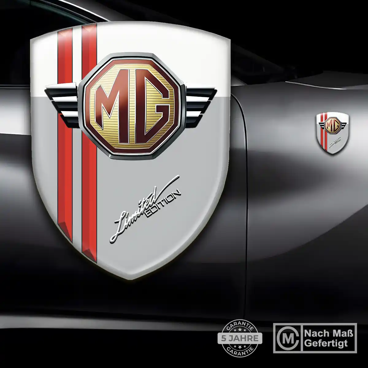 MG Aufkleber Emblem Wappen Auto Edles Design