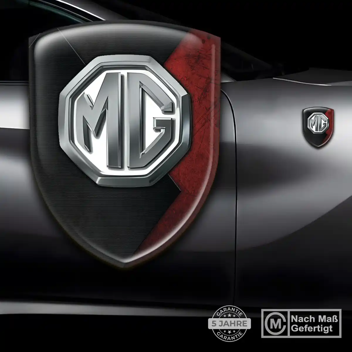 MG Aufkleber Emblem Wappen Auto Limitierte Auflage