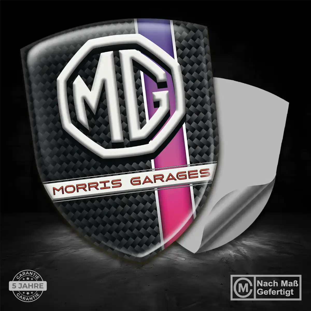 MG Aufkleber Emblem Wappen Auto Luxus-Edition