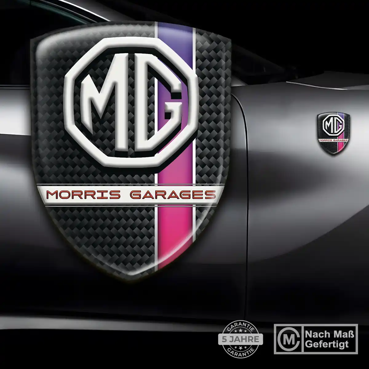 MG Aufkleber Emblem Wappen Auto Luxus-Edition