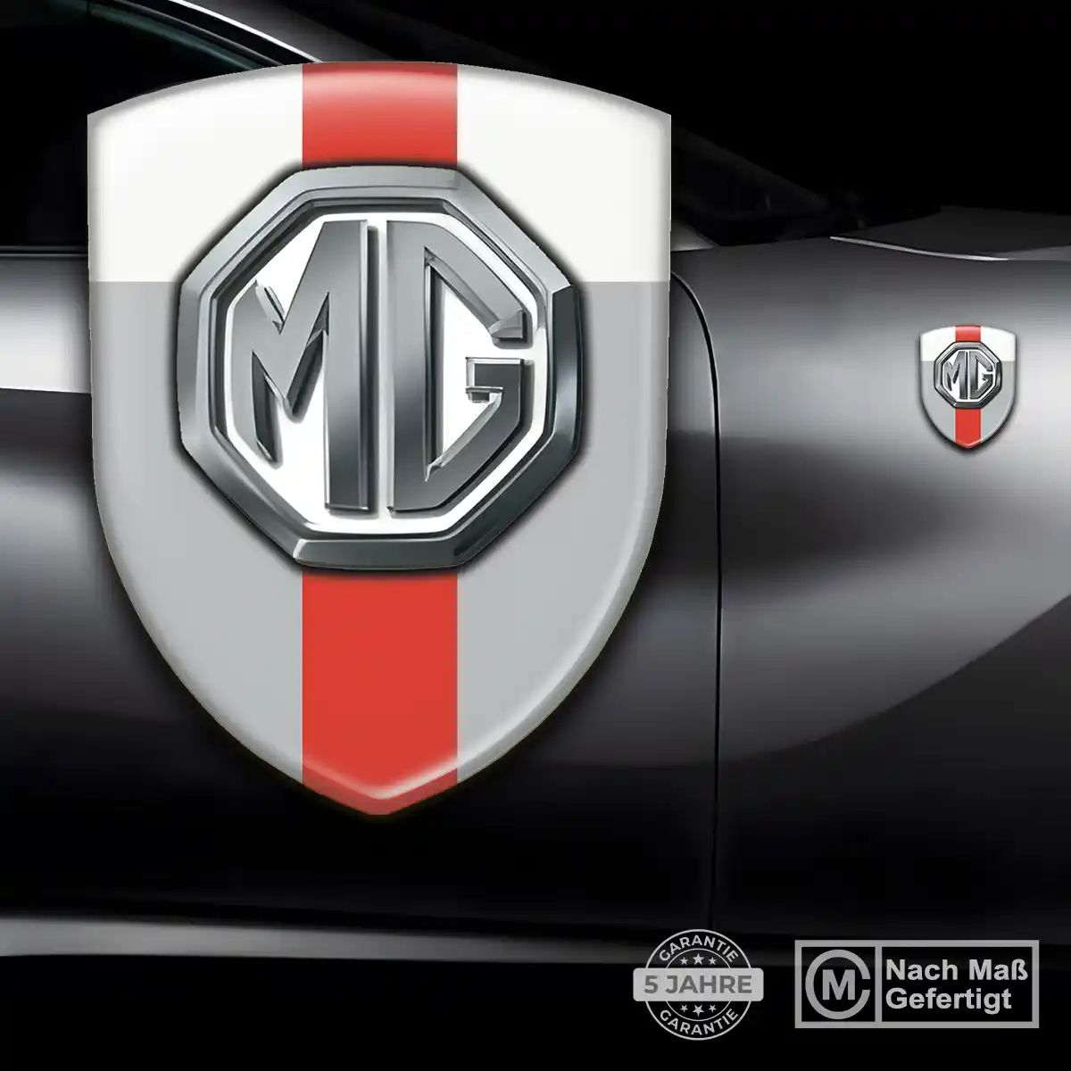 MG Aufkleber Emblem Wappen Auto Modernes Design