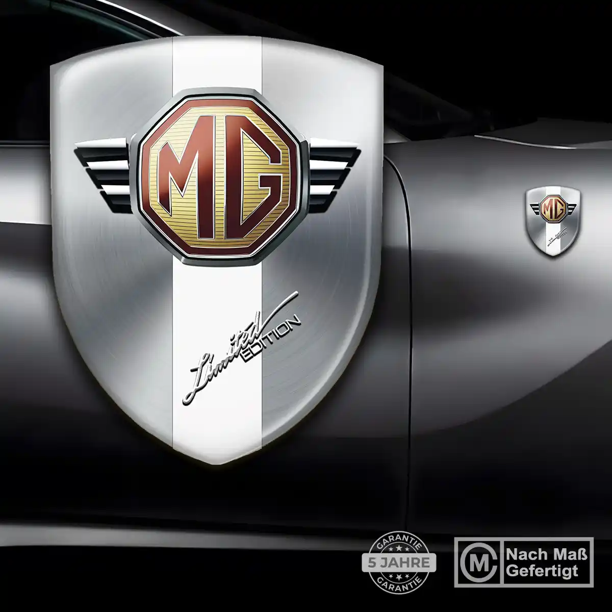 MG Aufkleber Emblem Wappen Auto Premiumqualität