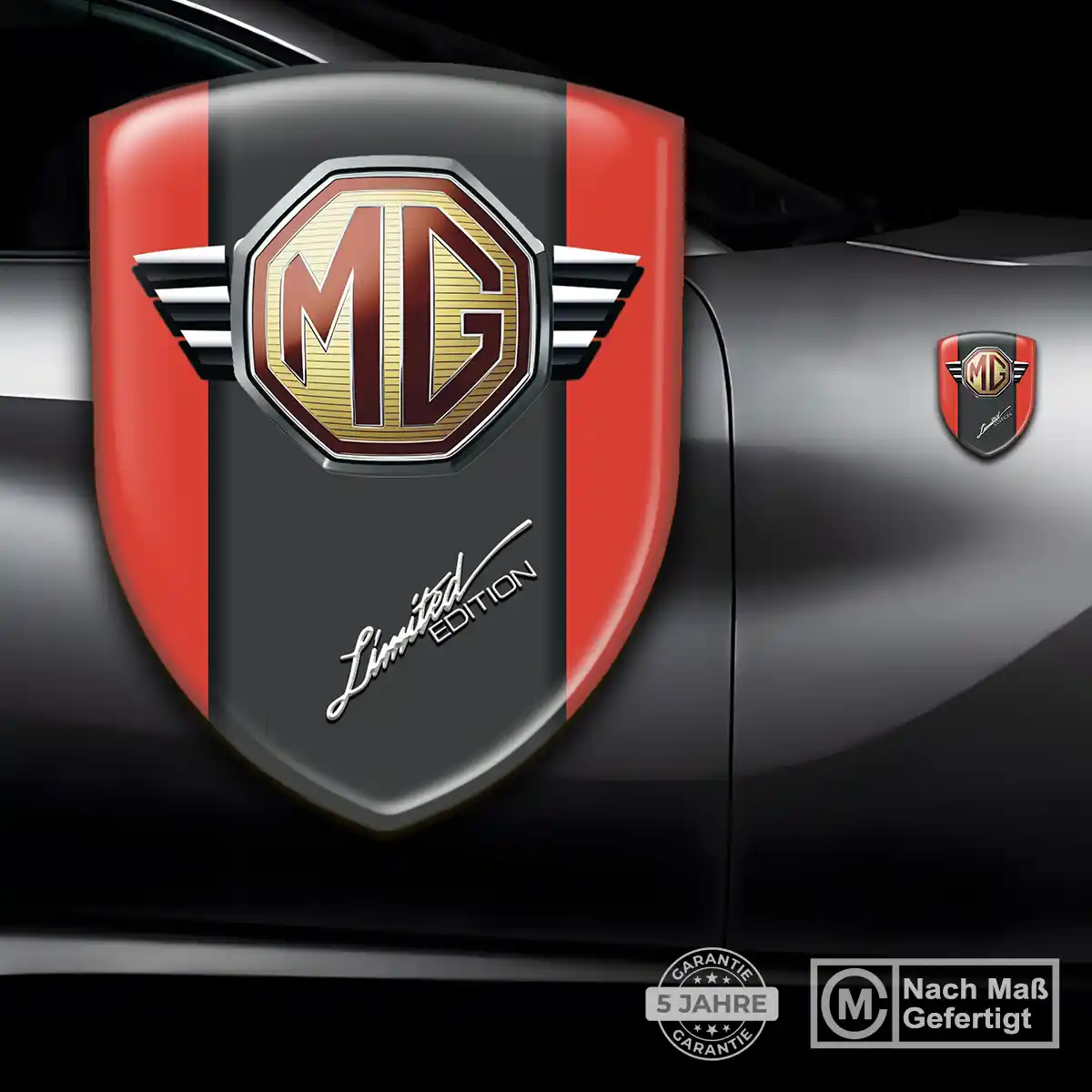 MG Aufkleber Emblem Wappen Auto Stilvolles Design
