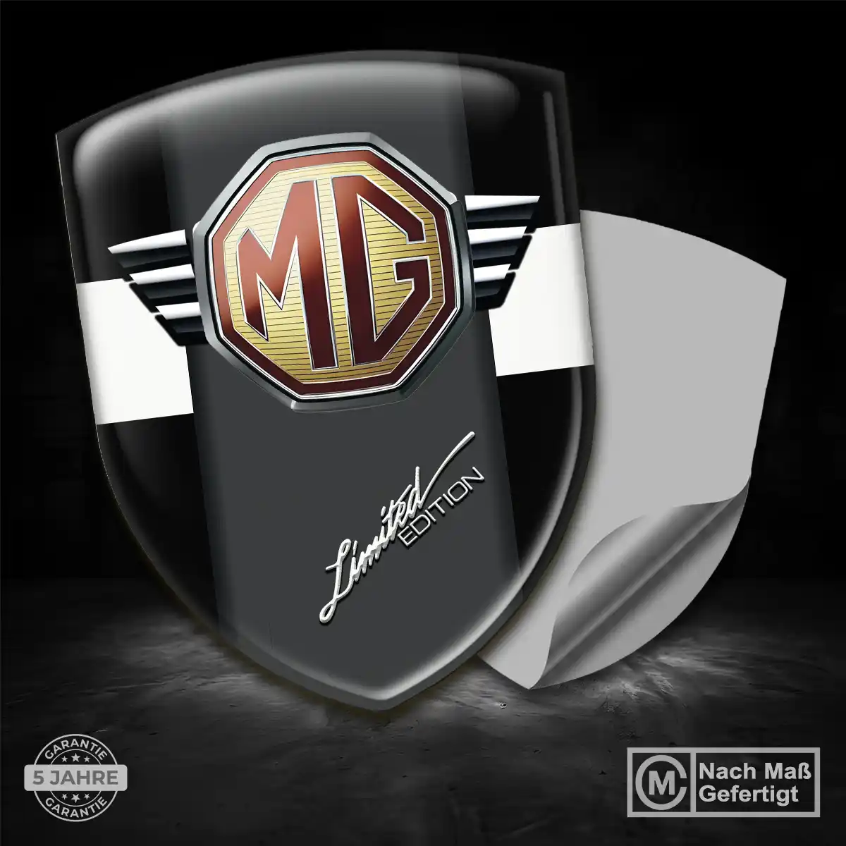 MG Aufkleber Emblem Wappen Auto Tuningfahrzeug