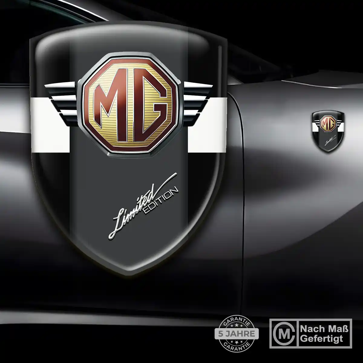 MG Aufkleber Emblem Wappen Auto Tuningfahrzeug