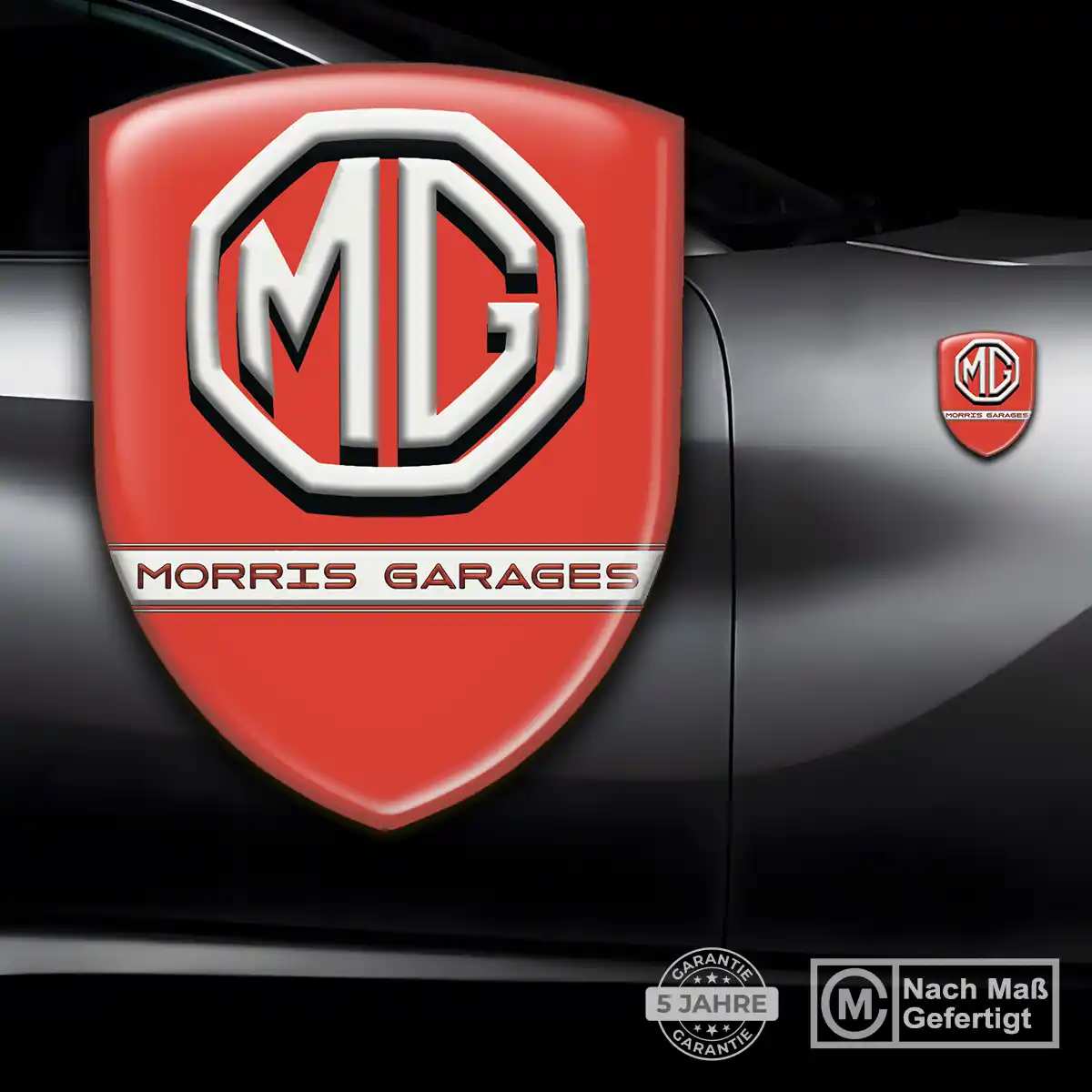 MG Aufkleber Emblem Wappen Edles Design