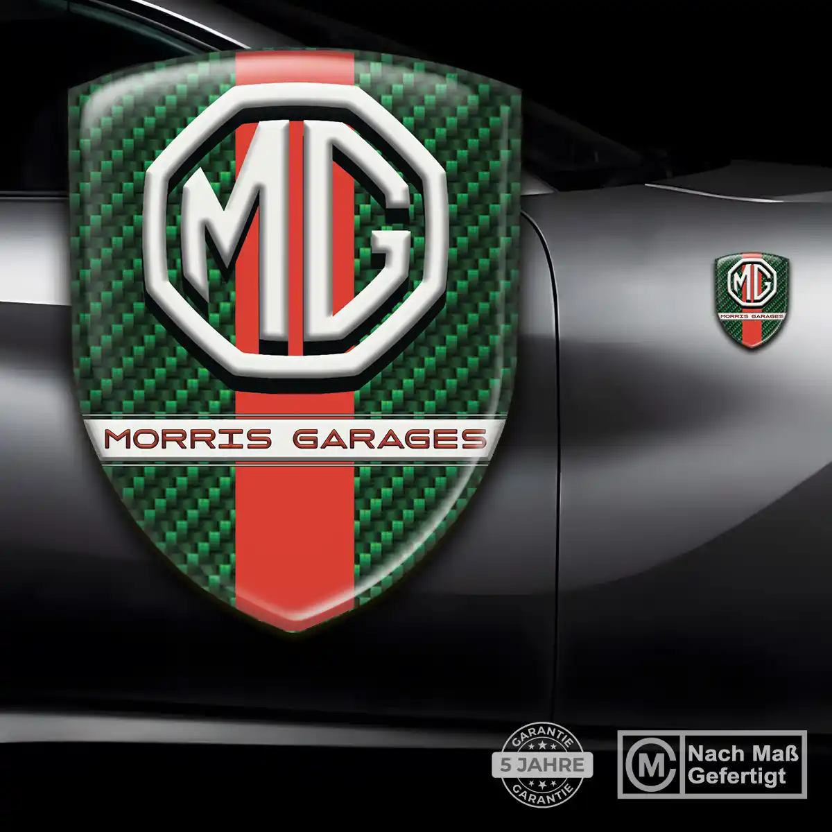 MG Aufkleber Emblem Wappen Elegantes Design