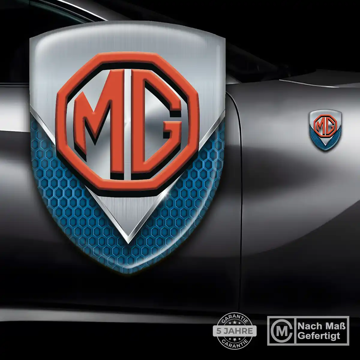 MG Aufkleber Emblem Wappen Exterieurdesign