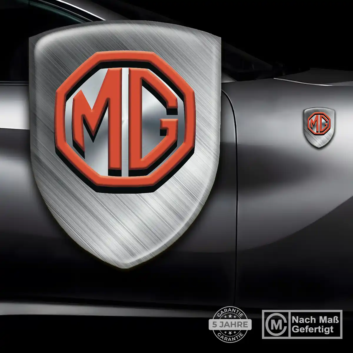 MG Aufkleber Emblem Wappen Hochwertiges Harz